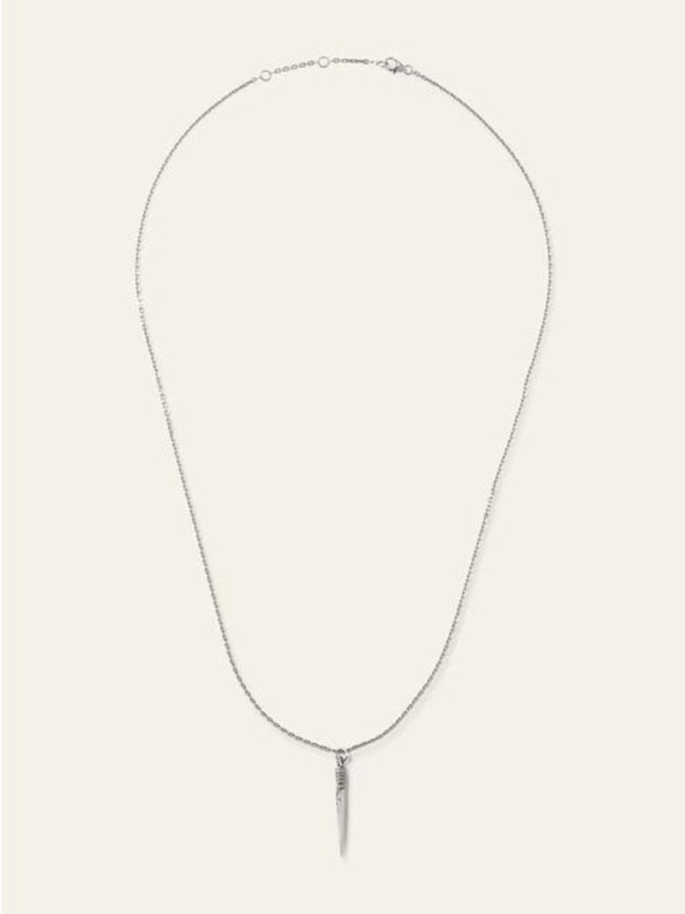 ba&sh NADAV Silver Dagger Pendant Necklace